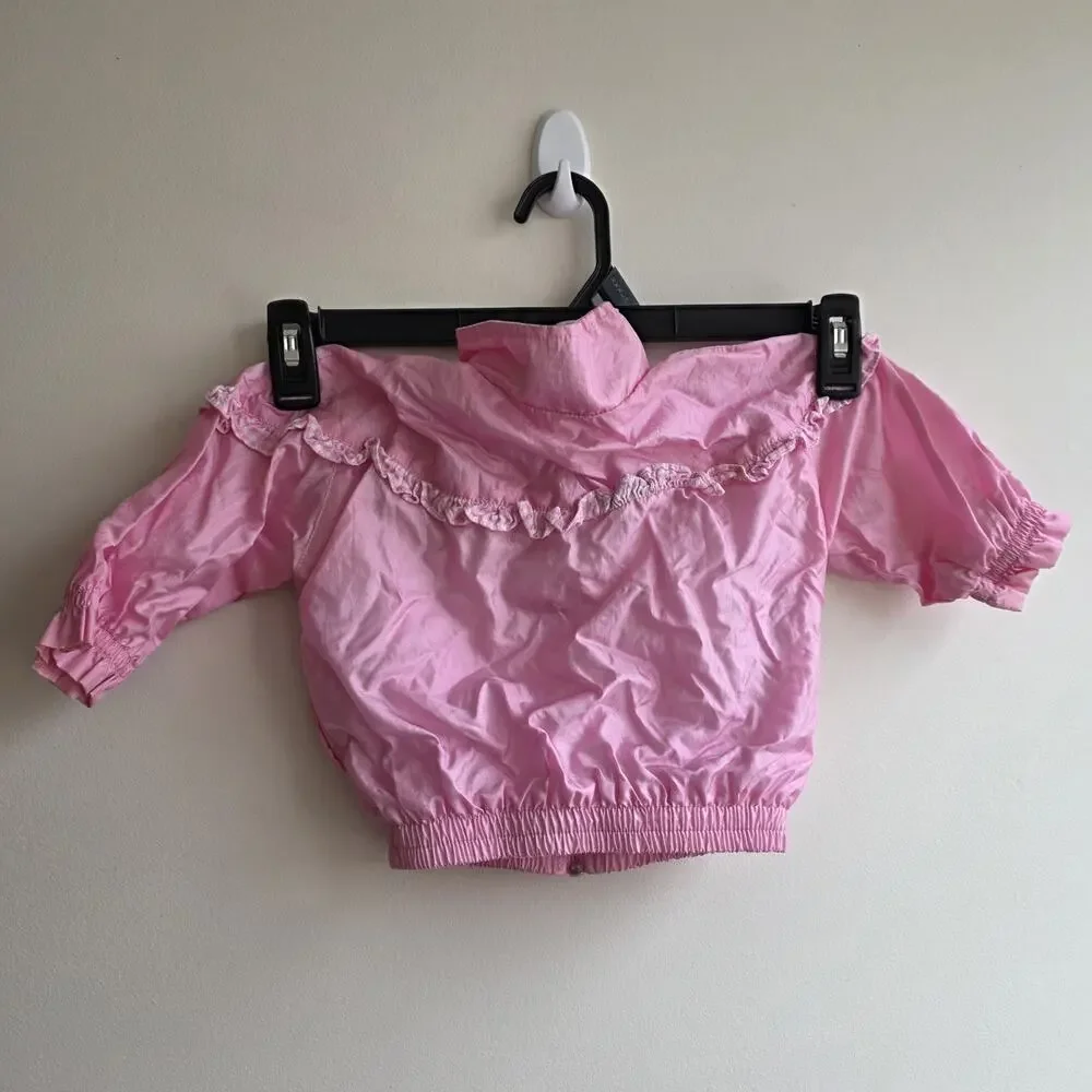 Vintage 1990s Disney Babies Minnie Mouse Windbreaker 2 Pc Tracksuit Set |‎ 12M